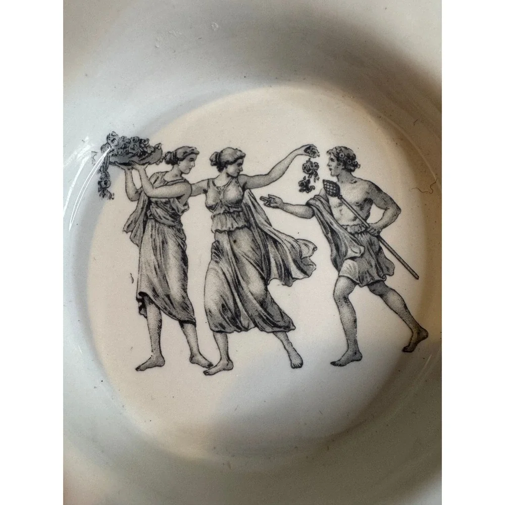 Vintage Heatherley Toothbrush Holder Wall Mount Ceramic Chesington England‎